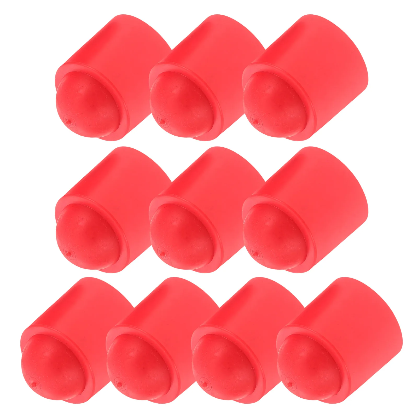 

10pcs Pool Stick Tail Protector Black Red Rubber Sleeve Tip Bumper Billiard Cover Accessories Stylish Wide