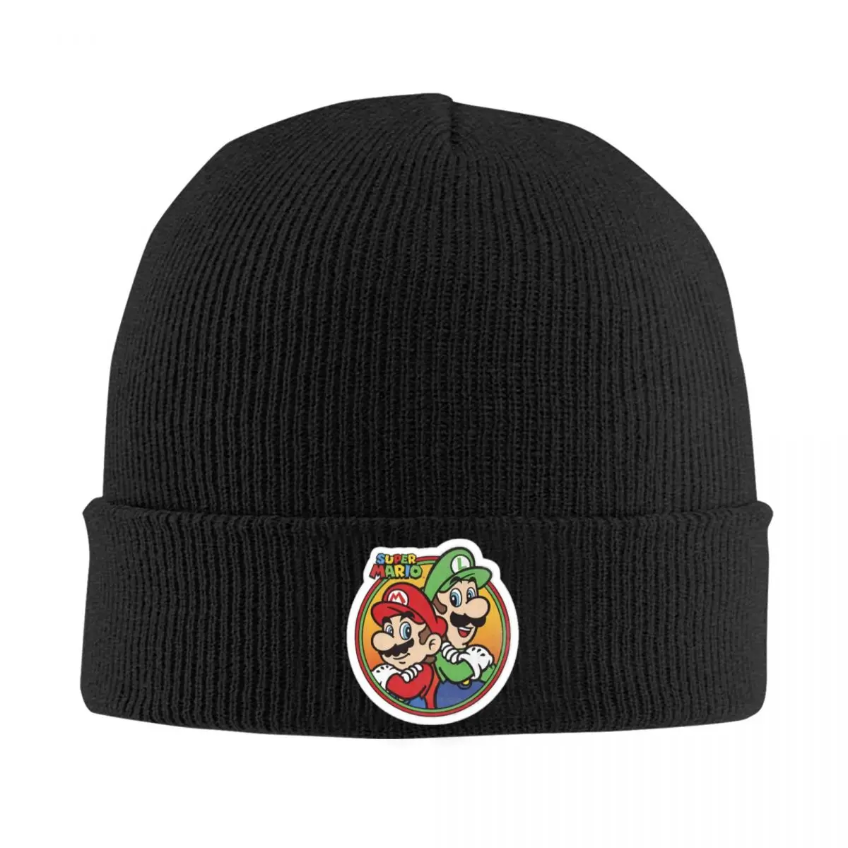 Cartoon M-marioes Bonnet Hats Knitting Hat Men Women Hip Hop Elastic Beanie Hats Spring Outdoor Design Cap