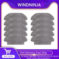 Wet Mop Cloth For Xiaomi Mijia Mop 2S/Pro/P/3C/LDS STYTJ02YM/ VIOMI V2Pro/V3SE/S10EUS/S12 Vacuum Cleaner Accessories Part