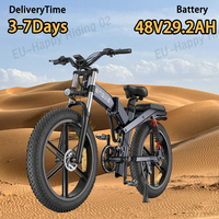 Electric Bike Brushless Motor 48V29.2AH Batteries Foldable Hydraulic Brake Electric Bicycle 26-Inch Fat Tire All Terrain E-Bike
