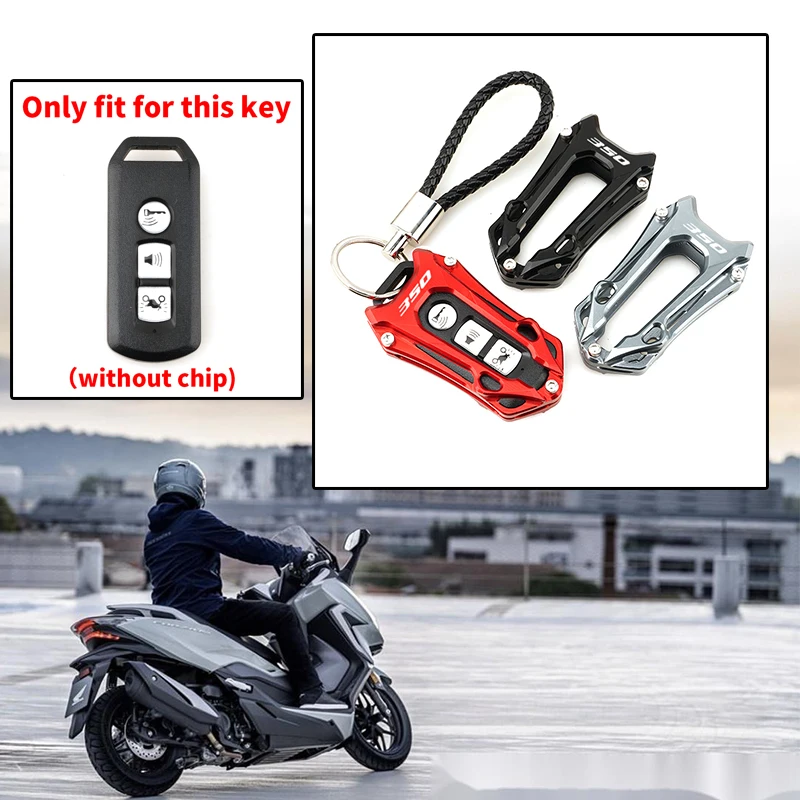 NEW Motorcycle CNC Aluminum Key Case Rremote Control Anti-theft key Protection Cover For HONDA FORZA NSS 350 FORZA350 NSS350