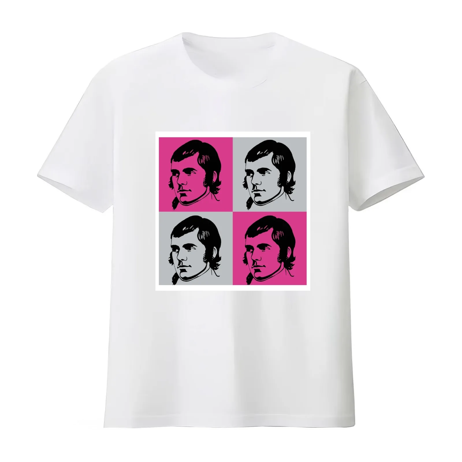 Robert Burns - The Bard of Ayrshire T-Shirt Summer Casual Cotton Tee Oversized Streetwear Tops Vintage Graphic Print
