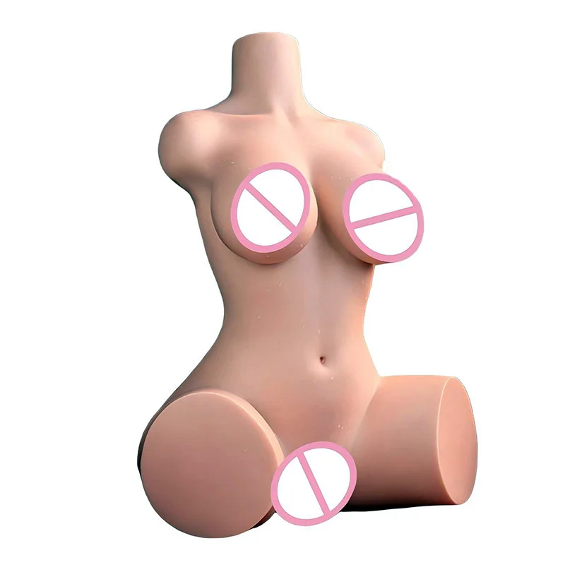 RENHEYUOU New 14.5KG Silicone Trunk секскукла Male Masturbation Anal Big Chest Big Butt Half Body Doll Adult Sex Toy