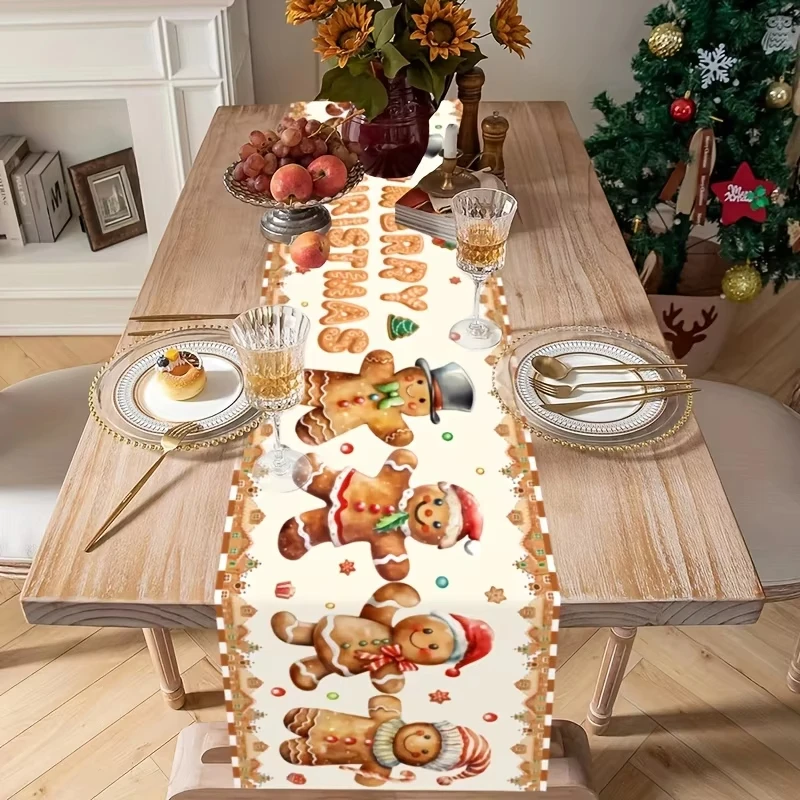 VIKAMA ผ้าปูโต๊ะคริสต์มาส ทนคว - Linen Table Runner บทวิจารณ์และราคา