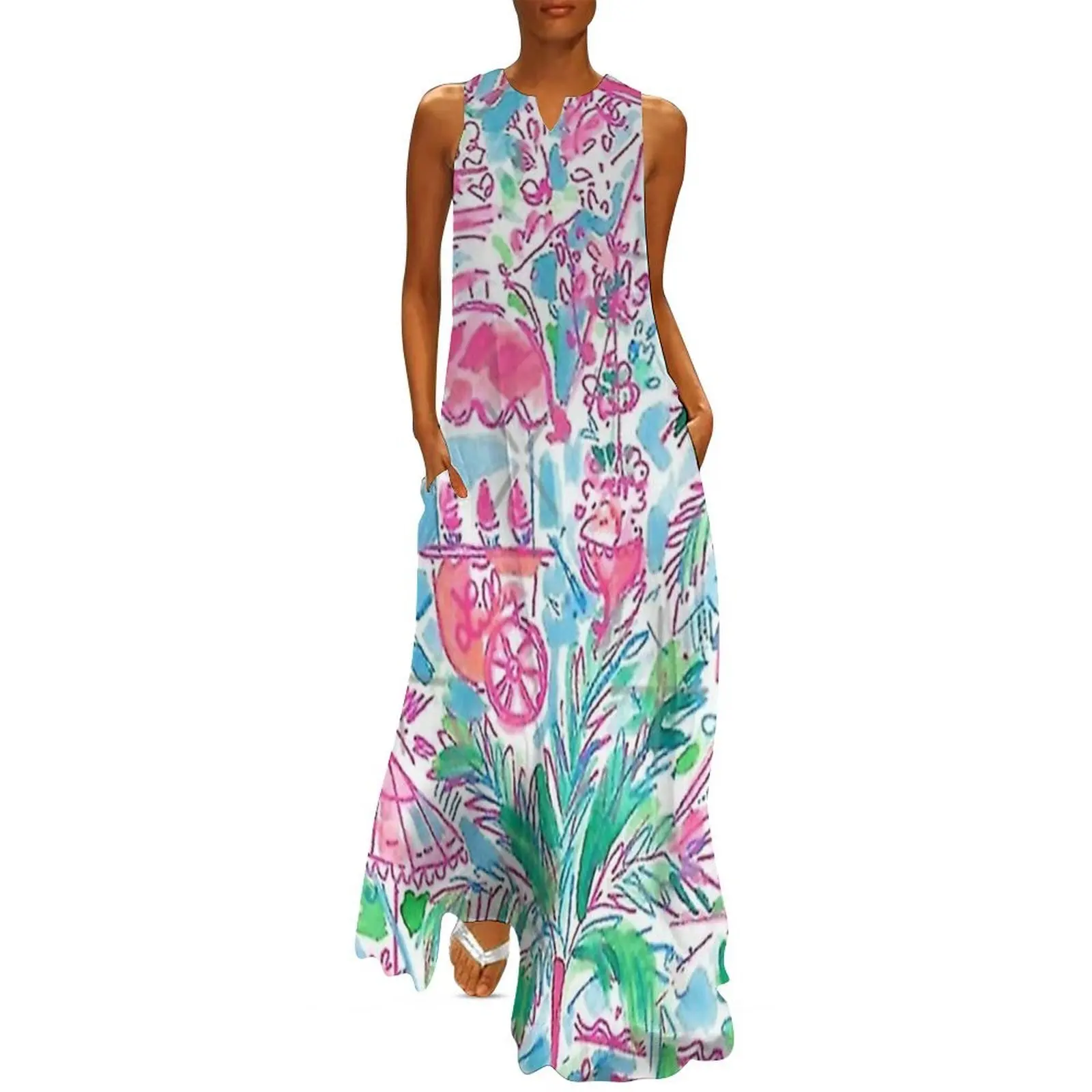 

classic sea vibe Long Dress women's summer dress 2025 wedding dresses for parties clothes for woman Woman dresses
