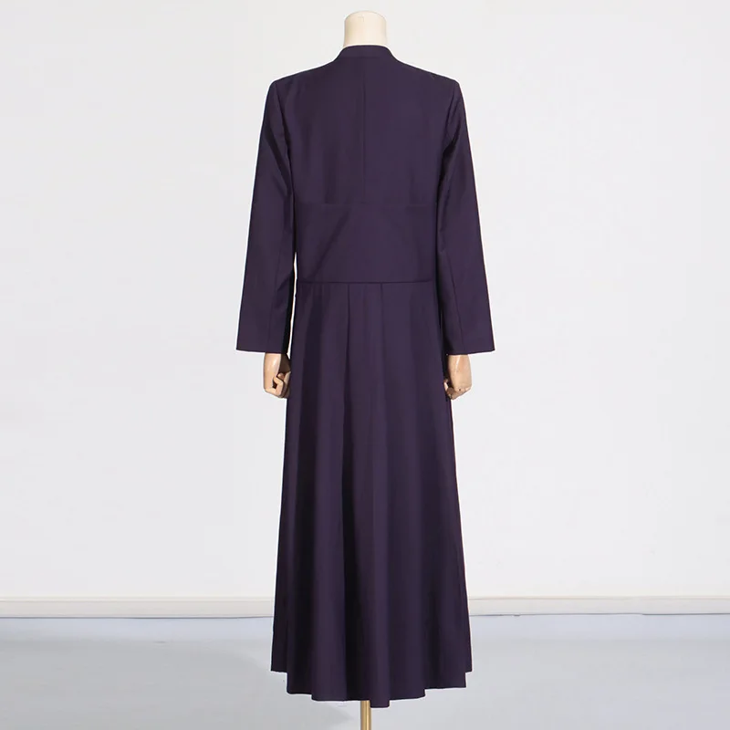 Herfst Winter Dames V-hals Lange Blazerjas Loose Fit Street Trend Gepersonaliseerde Mode Bovenkleding