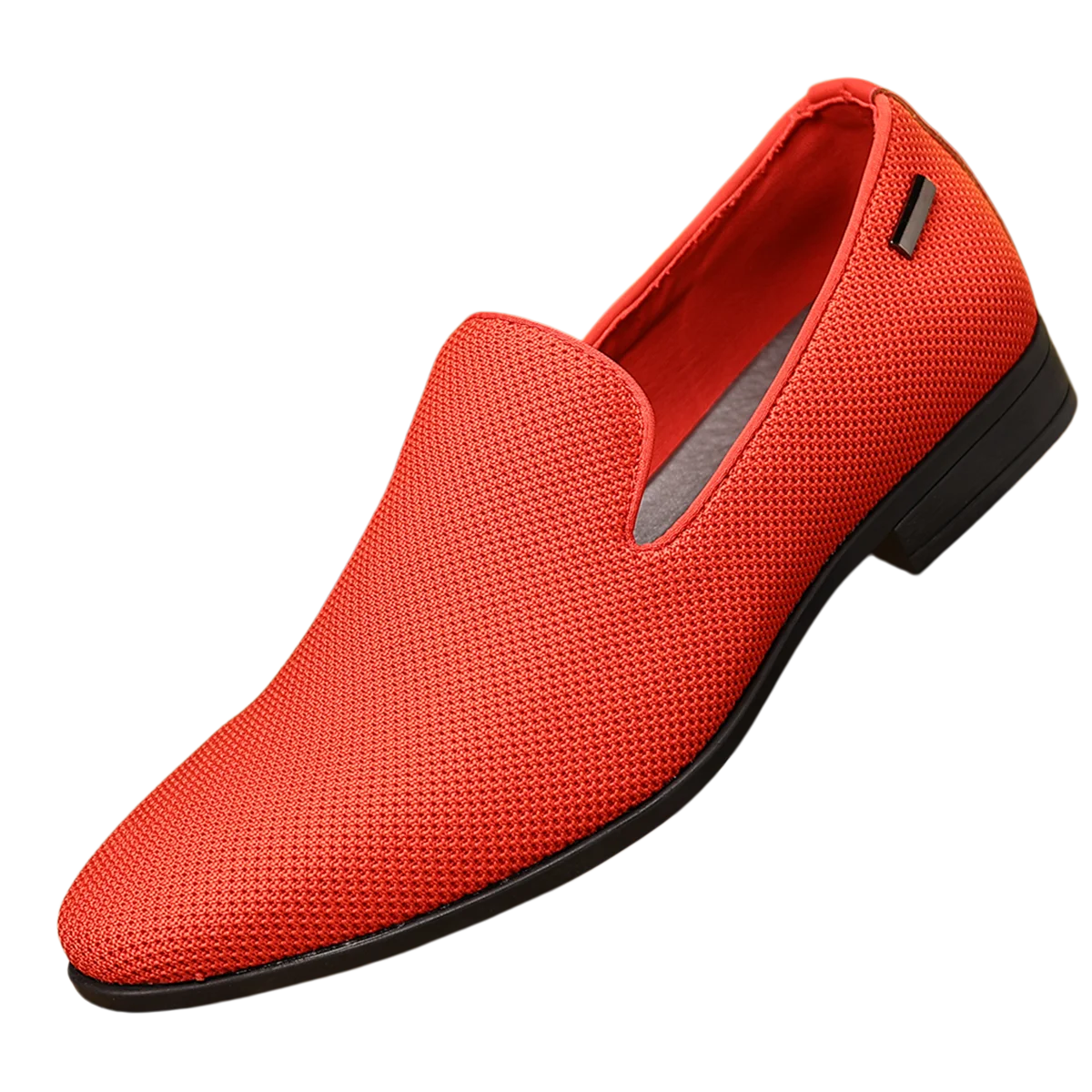 Luxury New Designer Pointed Breathable Cloth Driving Shoes for Men Formal Wedding Prom Dress Homecoming Sapatos Tenis Masculino