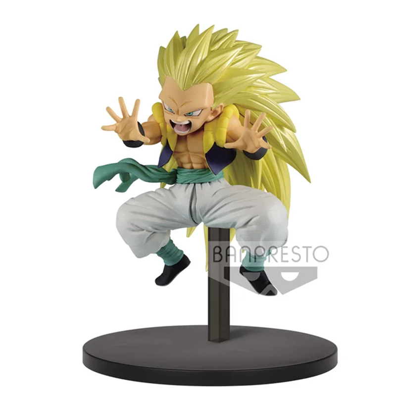 Bandai Original Dragon Ball Anime Figur Gotenks Action Figure Spielzeug für Jungen Mädchen Kinder Weihnachten Geschenk Sammeln Modell Ornamente