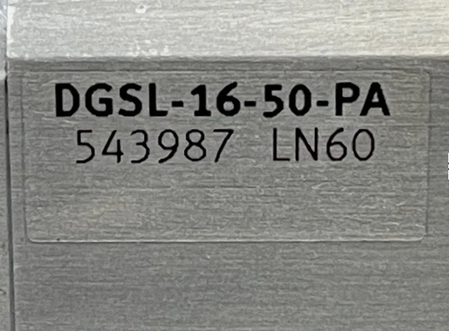 Brand New 1Pcs DGSL-16-50-PA 543987 Inventory Quality Assurance Available Expedited Shipping