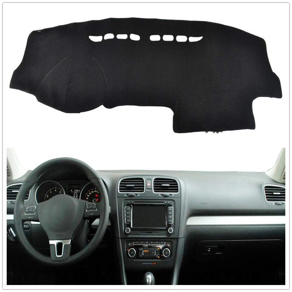 Front Dashboard Cover Dashmat Center Dash Board Mat Carpet Sun Shade Pad For Volkswagen VW Golf 6 GTI R MK6 2010-2012