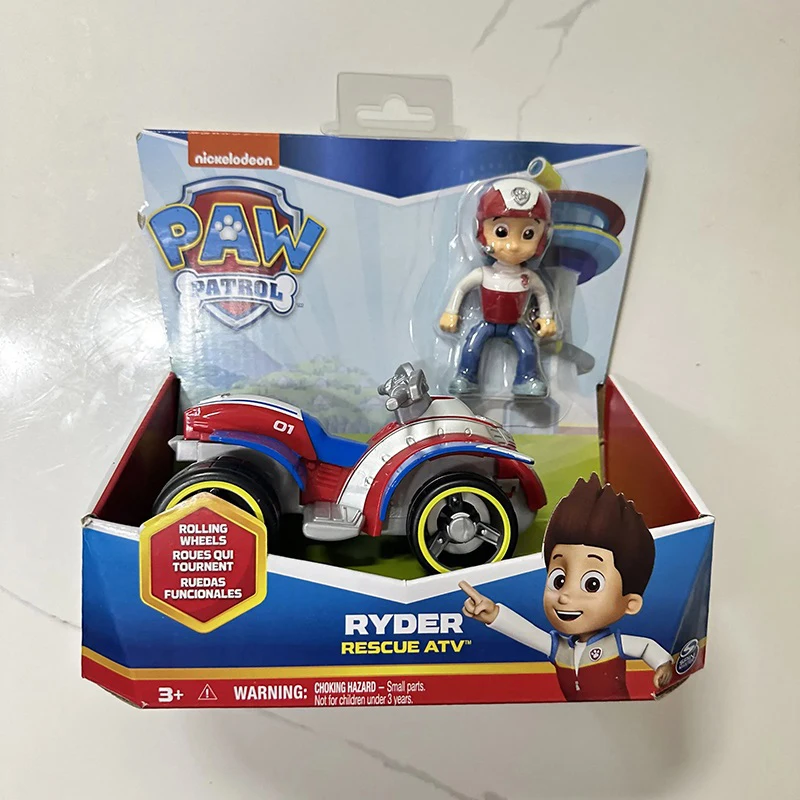 الأصلي باو باترول سيارة عمل الشكل رايدر تشيس المقتفي ايفرست ريكس سكاي روكي مارشال زوما سيارات لعب للأطفال هدية