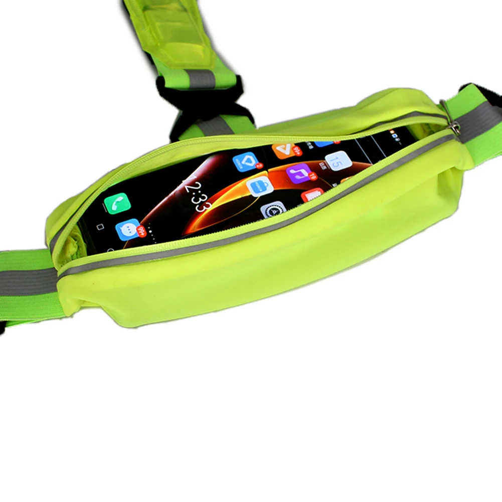 

LED Reflective Vest Belt USB Rechargeable Running Vest High Visibility Security Reflective Vest for Night Running Cycling