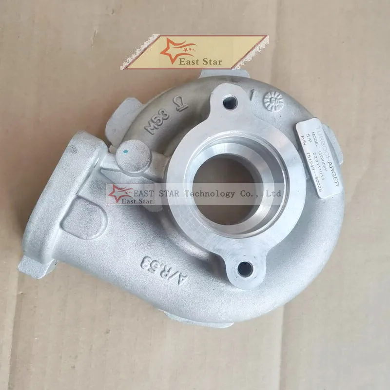 Turbine Compressor Housing GT2056V 751243-5002S 751243 751243-0002 14411-EB300 For NISSAN Navara D40 Pathfinder QW25 2.5L