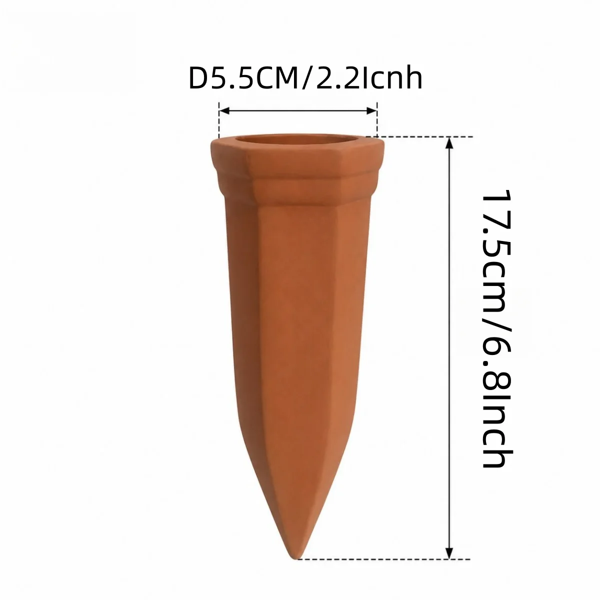 2 Packs, Plant Self-Watering Stakes, Terracotta Automatic Plant Waterer Devices Auto-Water Irrigation System For Indoor/Outdoor