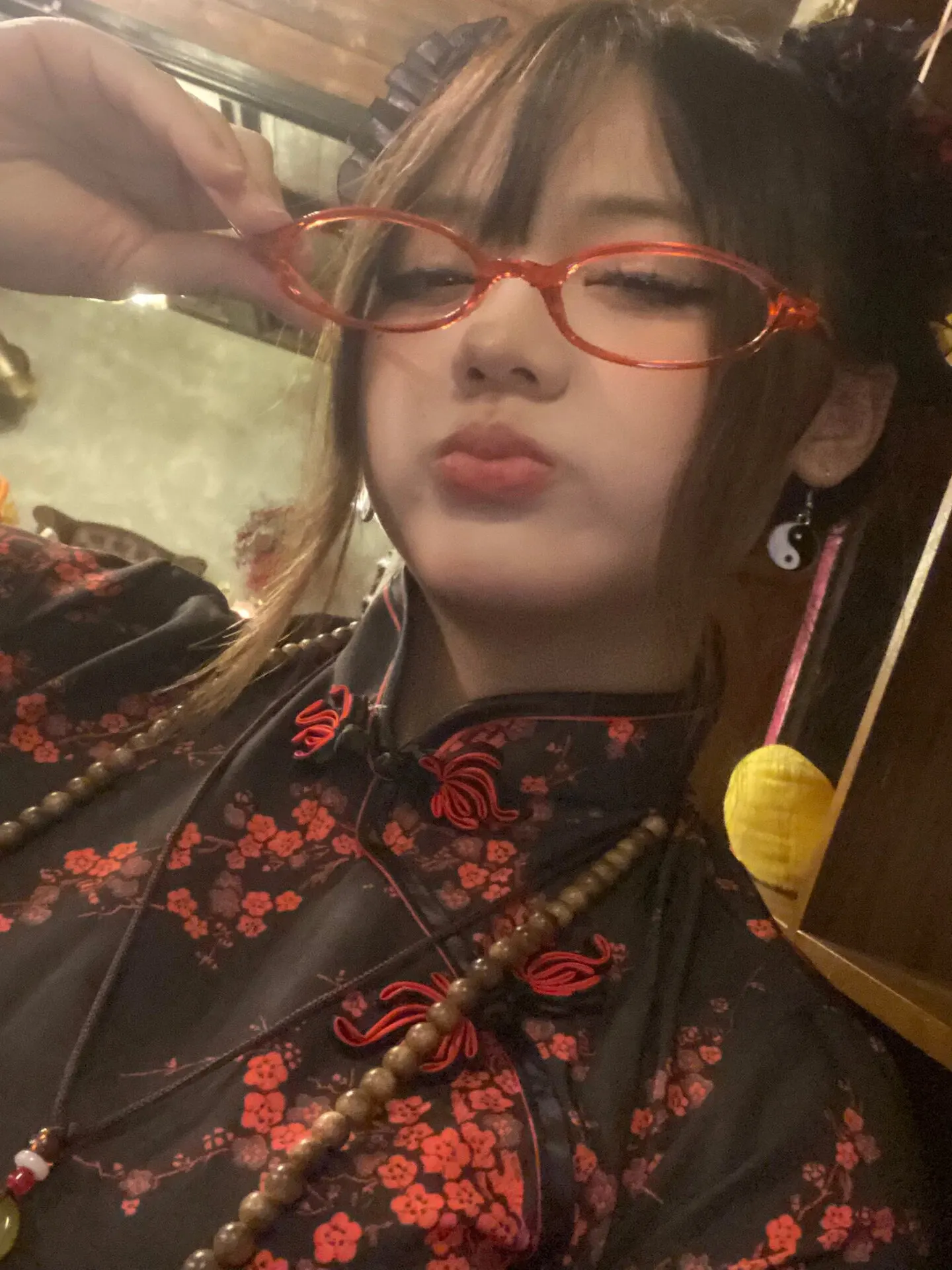 فستان تشيونغسام صيني، زي تنكري للهالوين وعيد الميلاد، زي خادمة ناعم للفتيات، زي يومي بأكمام قصيرة من مواد أخرى