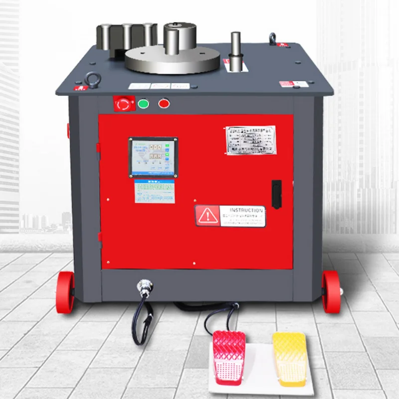 Durable and sturdy Portable Electric Steel Bending Machine 380V Hydraulic Rebar Bending Machine Bendable Bar Diameter 20mm