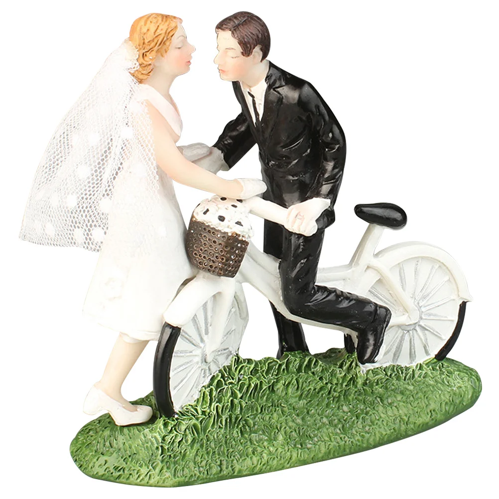 

Bride Groom Statue Resin Romantic Wedding Couple Craft Decoration Cake Ornament Couple Adorn Decor Bride Groom Statue