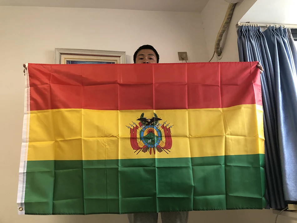 Bandera nacional de Bolivia – Poliéster resistente exterior - imagen 4