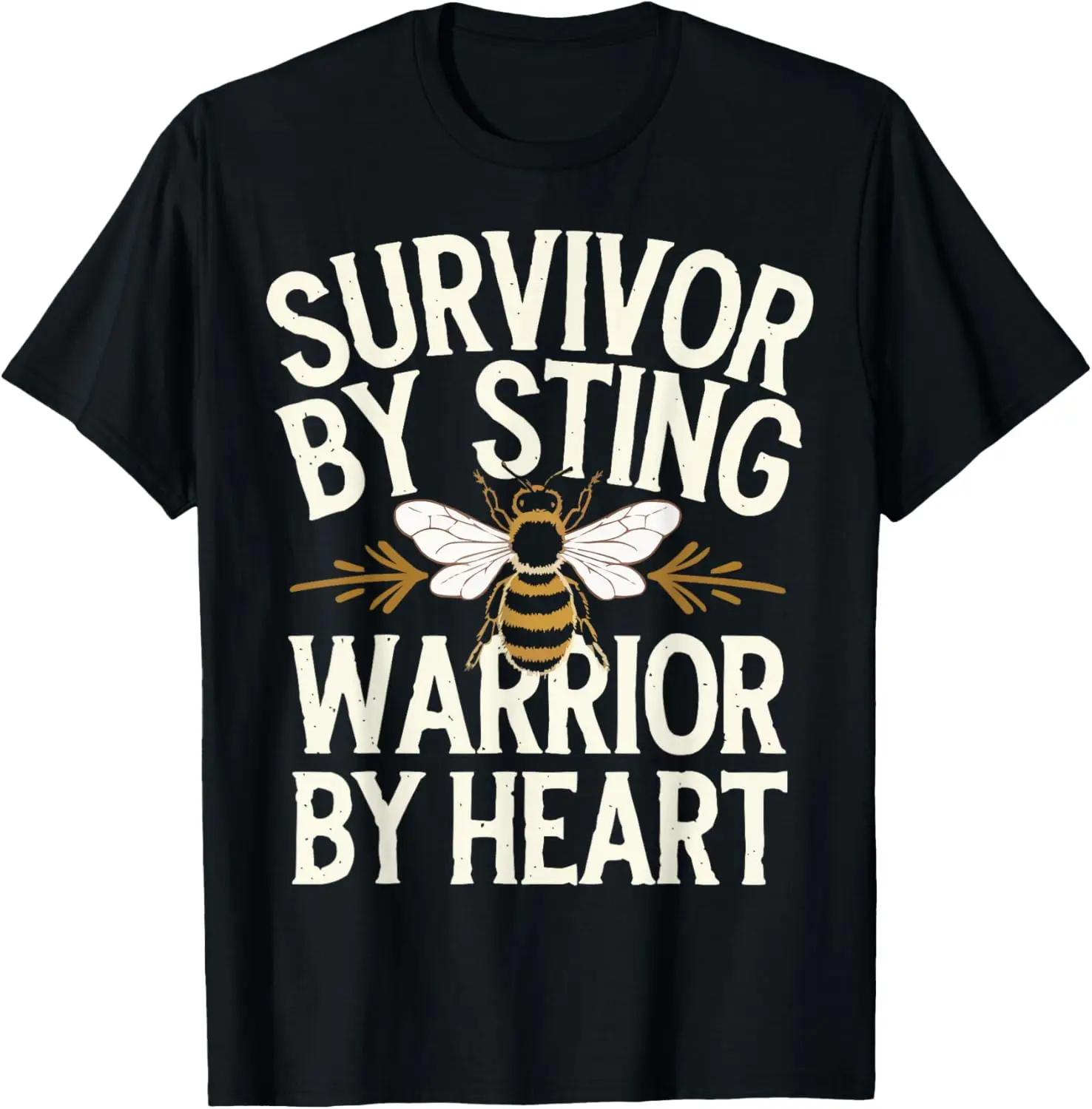 تي شيرت Bee Sting Survivor Bee Sting Recovery مضحك Bee Attack