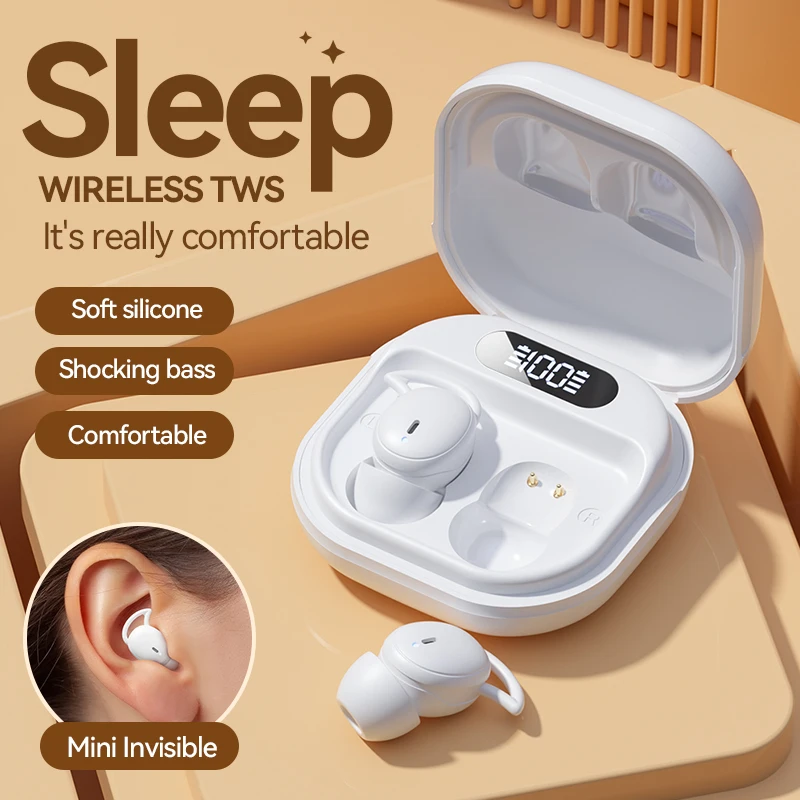 Berlin Voice Sleep Bluetooth Earbuds In Ear Soundproofing Earplugs No Pressure Ear Invisible Zero Sense