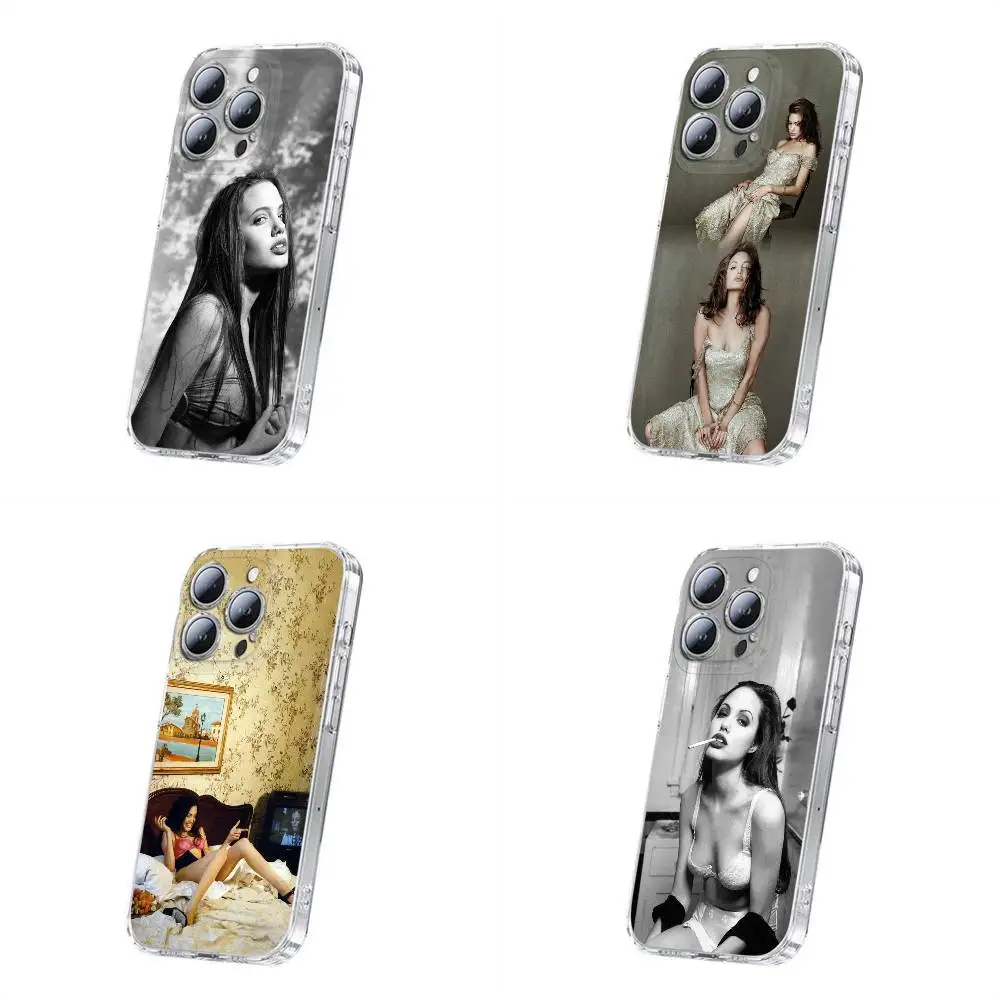 

Star Girl A-Angelina Jolie Phone Case For iPhone 17,16,15,14,13,12,11 Plus,Pro,Max,Plus,E,SE4,Mini Transparent Cover