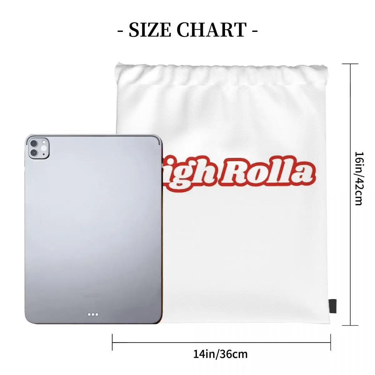 High Rolla Gear Backpacks Fashion Portable Drawstring Bags Drawstring Bundle Pocket Sports Bag Book Bags For Man Woman School