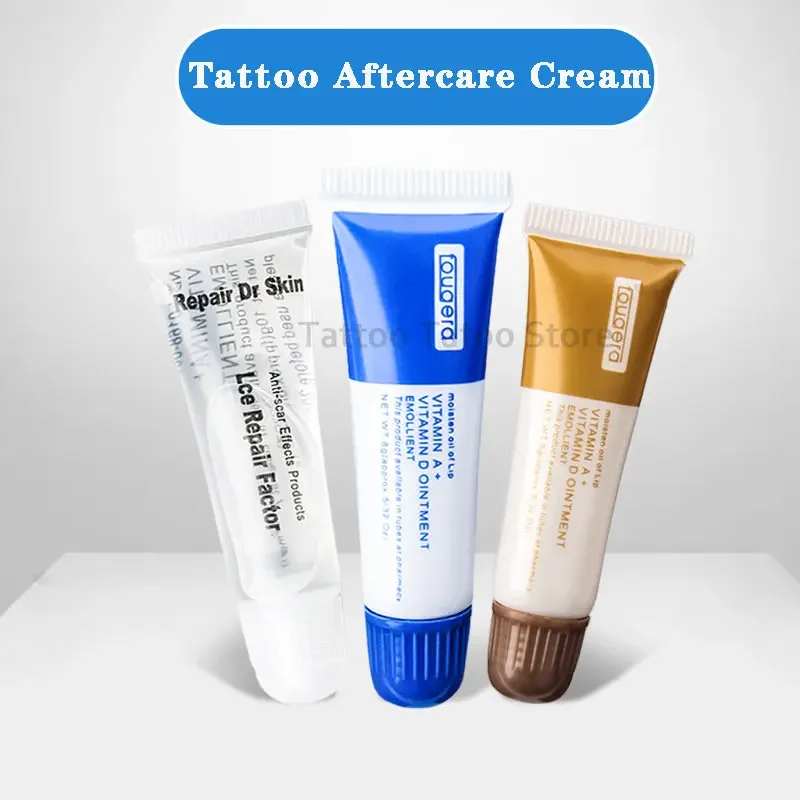 

10Pcs Tattoo Cream Aftercare Permanent Makeup Microblading Eyebrow Lips Fougera Vitamin Ointment A&D Anti Scar for Body Art