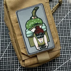 Parche táctico velcro anime – Insignia de moral para equipo militar