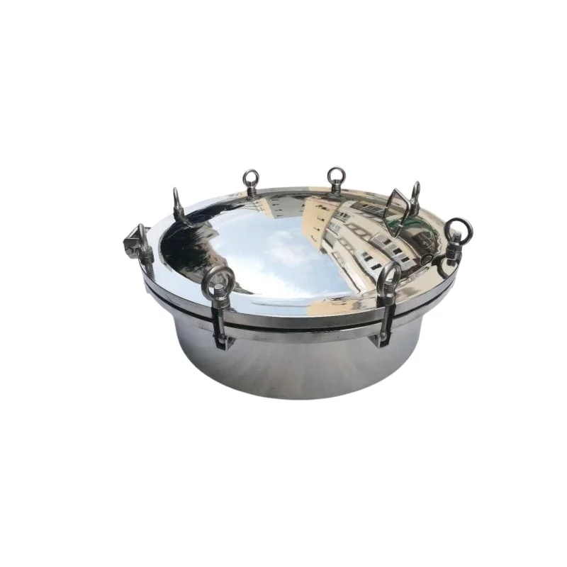 

304 slotted flange manhole pressure 6kg quick milling high pressure manhole cover