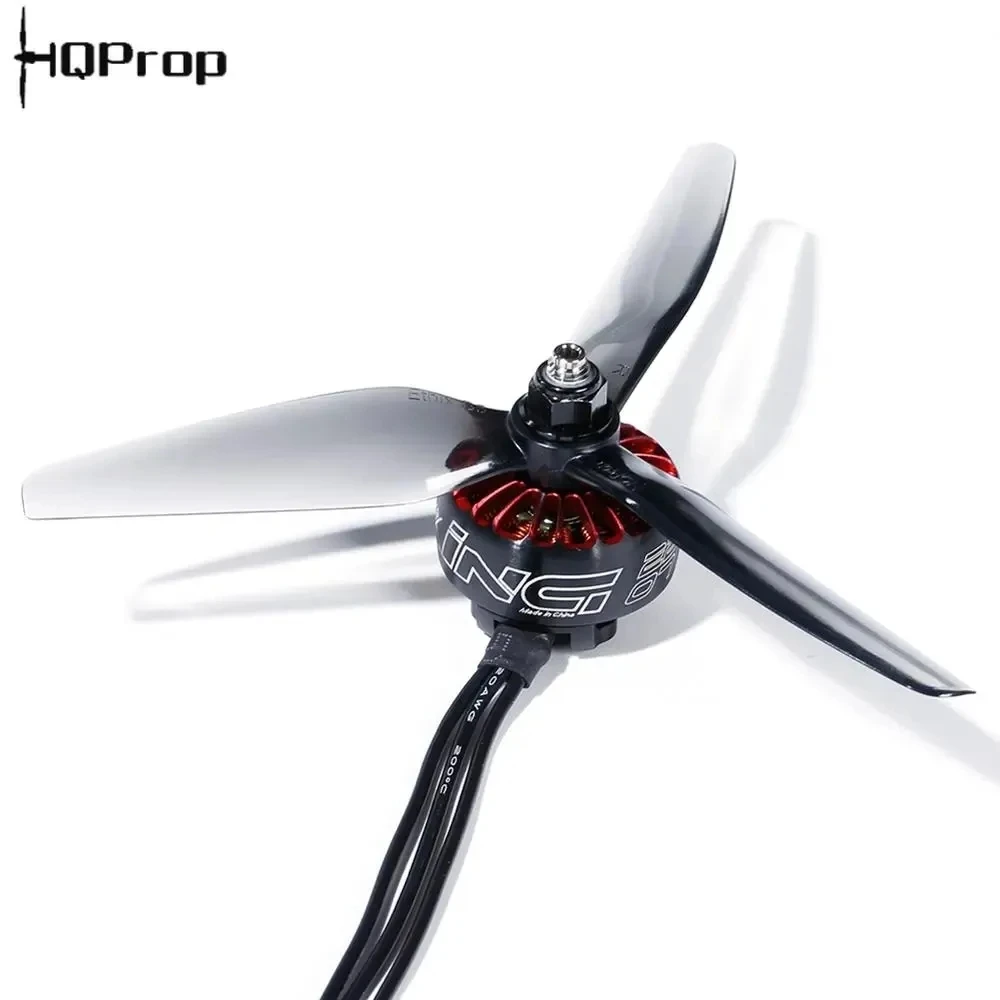 8 Paare (8ccw 8cw) hqprop ethix s5 leichte graue Polycarbonat-Requisiten Propeller Drohnen-Stütze