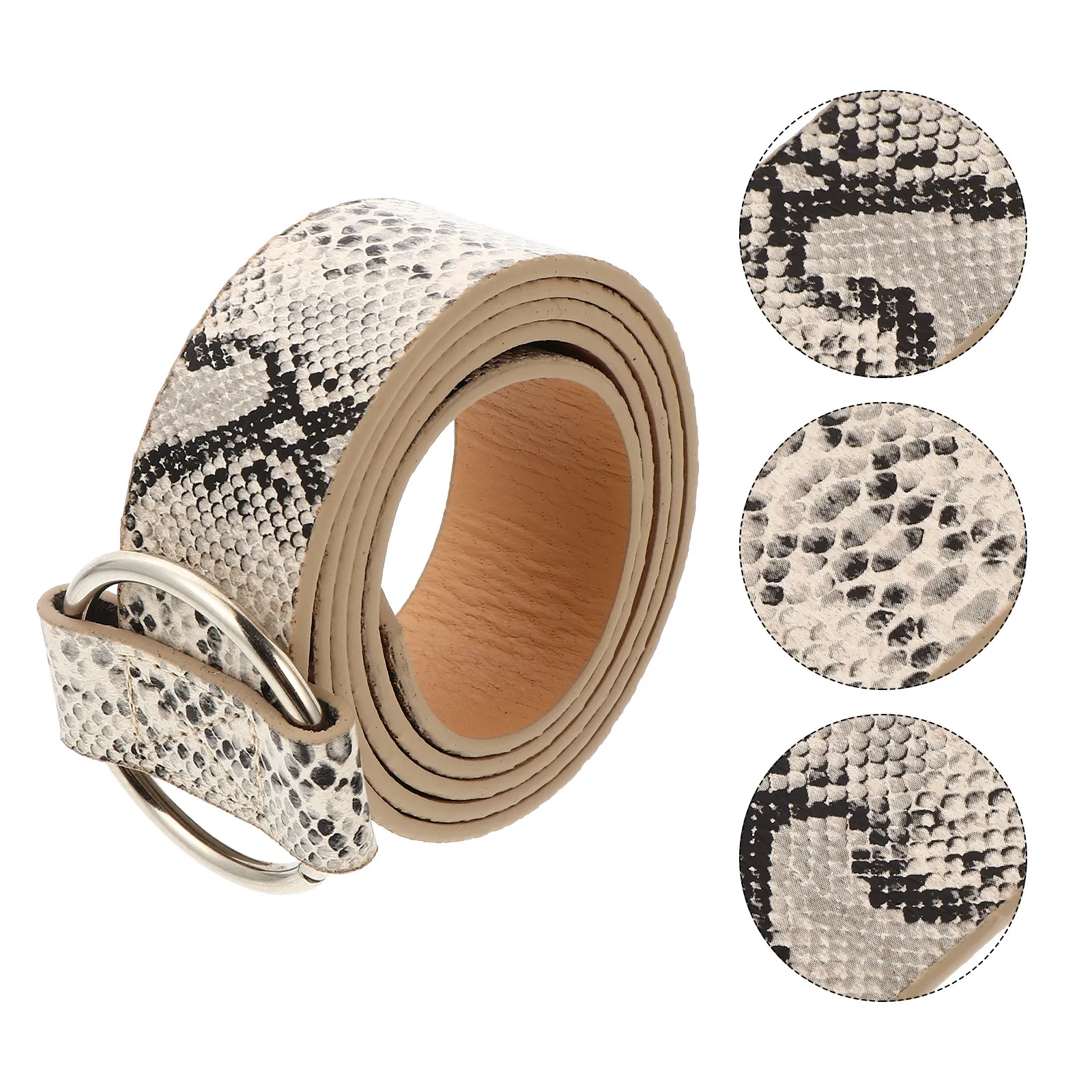 Snake Print Belt Fo…