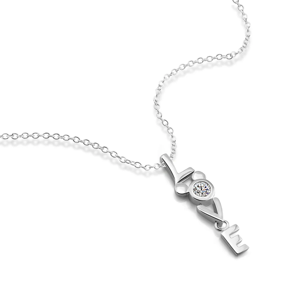 

Ожерелье с подвеской в форме сердца из стерлингового серебра 925 пробы, колье для женщин и мужчин, простой подарок на свадьбу, сувенир, ювелирные изделия