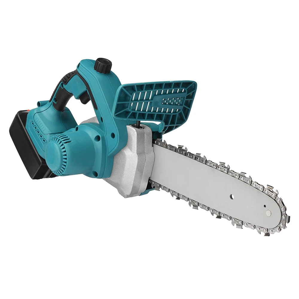 Imagem -05 - Óleo Lubrificação Elétrica Chain Saw Handheld Poda Chainsaw Woodworking Ferramentas de Corte Baterias Recarregáveis 10