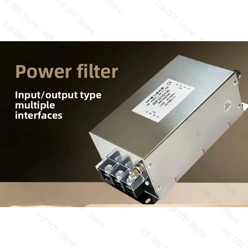 Three Phase 380V Power Filter Special Input Output Anti-interference Filter For Inverter Servo 1.5-4KW