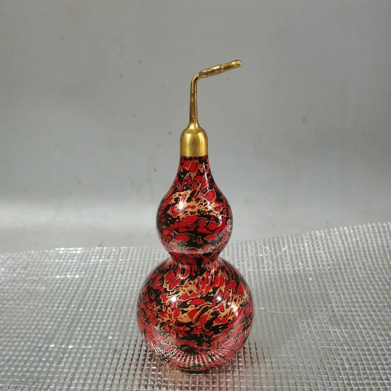 copperware collection: gourd-shaped cloisonné craft with elegant and antique design