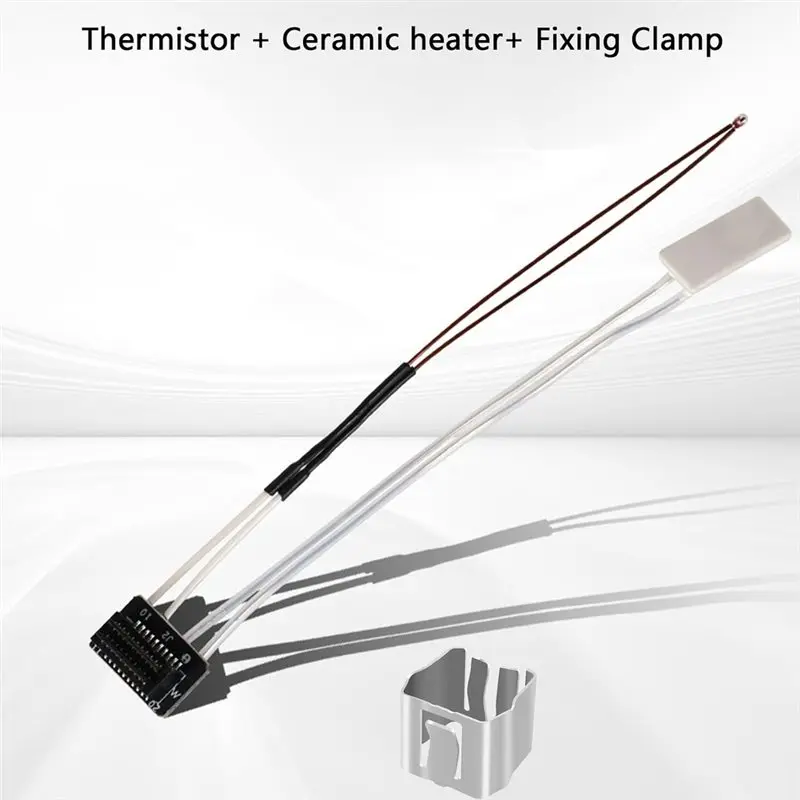 [NEW!】 Heater With Thermistor Kit(1Set) For Bambu Lab P1P/P1S, 24V 48W Cartridge And Fixing Clip Included