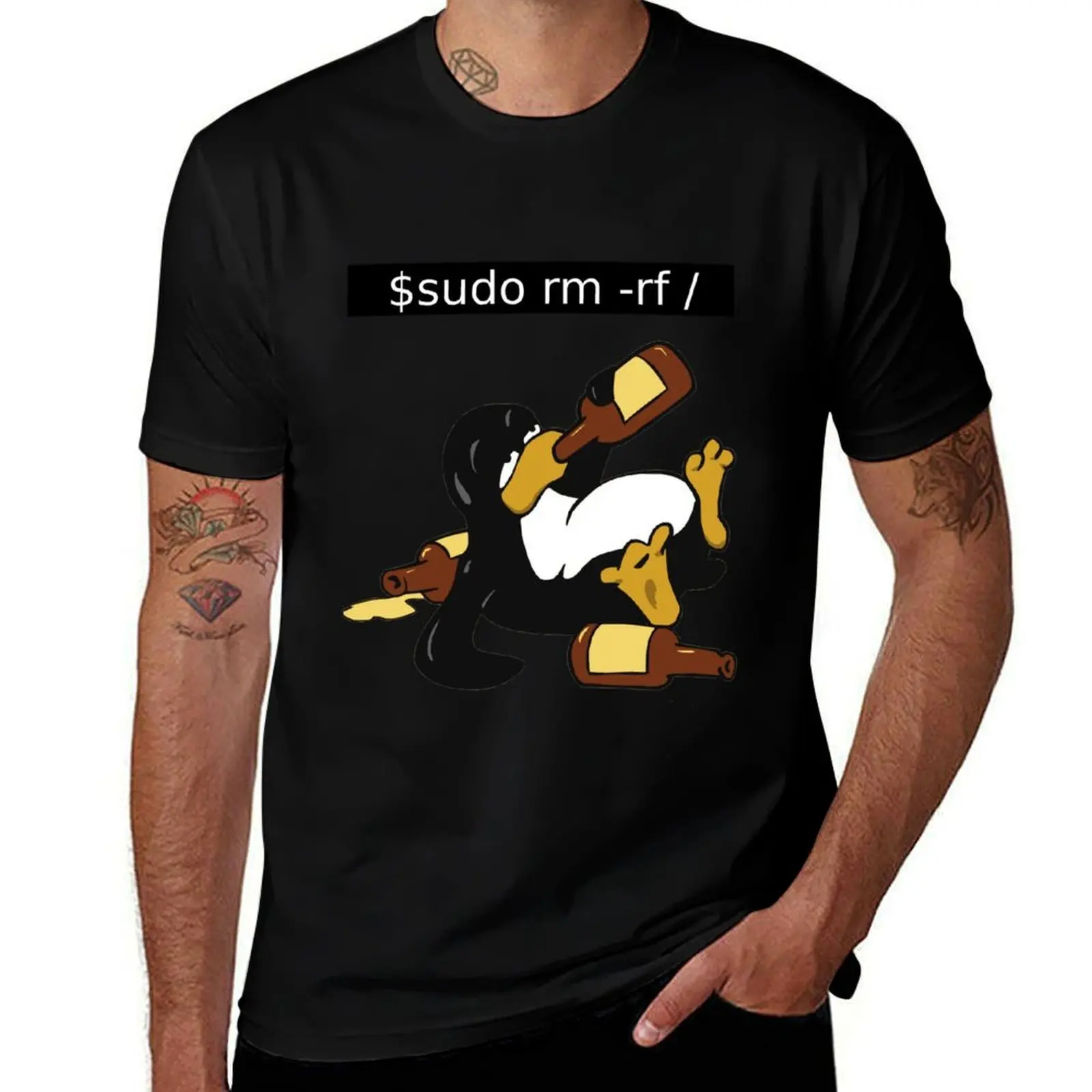 Funny Linux Command - Funny Linux shirts Linux Tux T-Shirt Quick Dry Outdoor Sports T-Shirt
