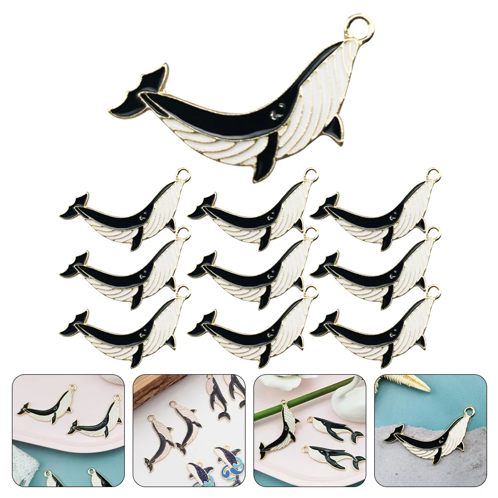 

10 шт. брелок с китом, милый кулон, подвески, мультяшный брелок, подвески, многофункциональные подвески «сделай сам», изготовление ювелирных изделий
