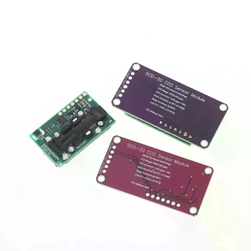 SCD30 Air Quality Gas Sensor Module For QWIIC CO2 Board RH/T Measurements I2C Modbus PWM For Environmental Monitoring