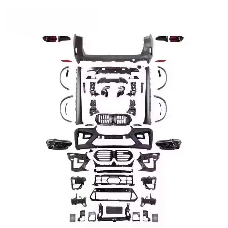 

Комплект обвеса для X5 G05 2019-2022: Обновление до стиля X5M MT 2023 года, передний и задний бамперы, фейслифтинг, автозапчасти