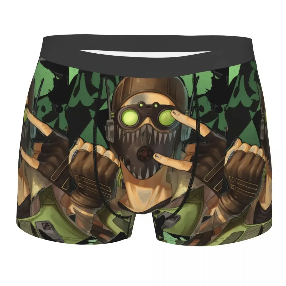 Apex Legends Octane Men's Underwear Pathfinder Bangalore 80s Game Boxer Shorts Panties Humor Soft Underpants for Homme Plus Size