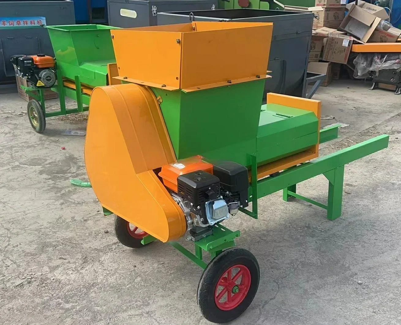 Electric Goat Feed Silage Bale Wrapping Machine Multifunction Corn Straw Wheat Grass Compression Bundling Press Machine