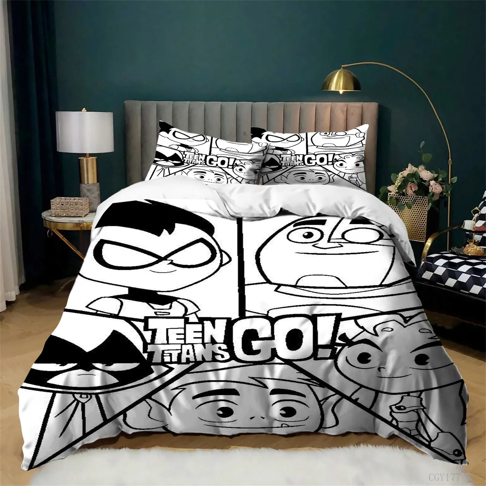 

Комплект постельного белья Tita-ns Go Teen: уютный, мягкий, легкий пододеяльник на все сезоны с молнией