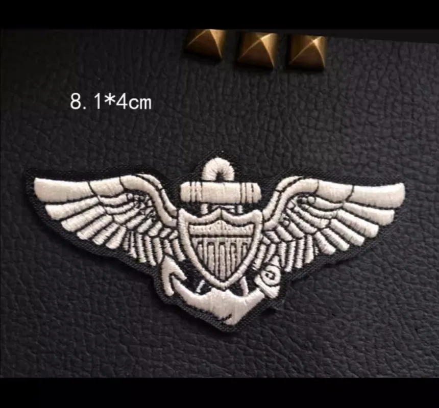 Wings Embroidered Patch Flying DIY Outdoor Armband Tactical Badge for Clothing Backpack Appliques Accessories