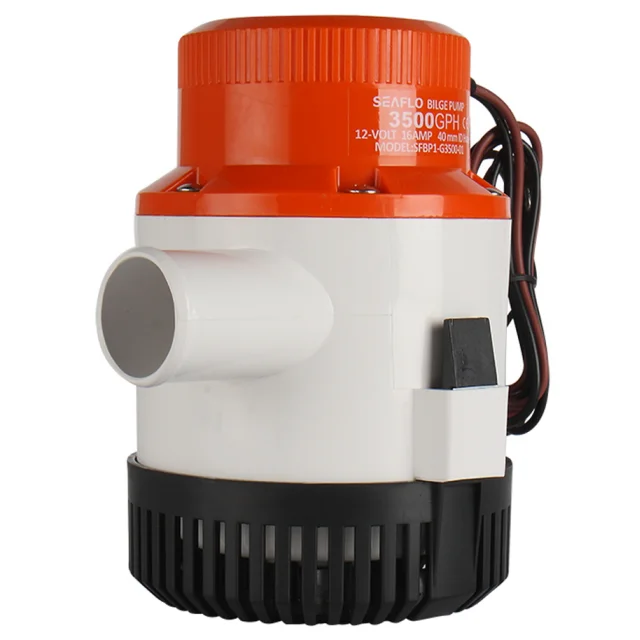 Ocean Ship 3500GPH Bomba de agua de sentina 12V Descuento por tiempo limitado Rendimiento de alto costo Grado industrial Durable