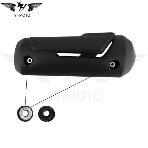 Imagen 1 del producto Para Honda NAVI 110 2021-2023 Protector de silenciador de moto de cross protector de calor 18318-K74-N00 cubierta anticalor para motocicleta