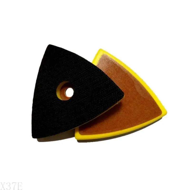 

AP29 80x80mm Triangular Buffer Pad Self-adhesive Sandpaper Polishing Disc Universal Treasure Sander Shock-absorbing Pad