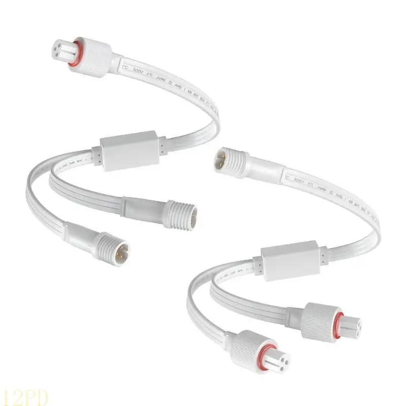 12PD Double Power Waterproofed Y Connector for Outdoor Lighting Easyly Install