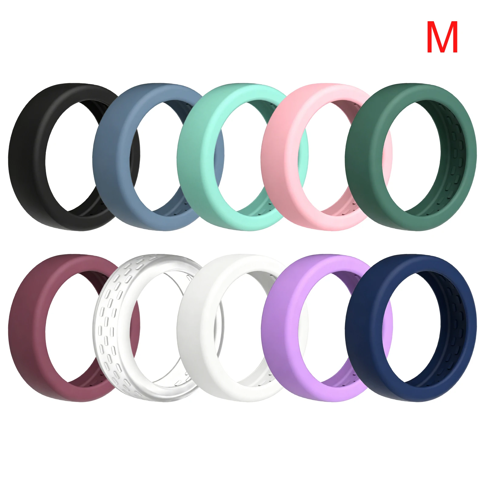 

Ring Cover for Oura Ring 5, Anti-Scratch Elastic Silicone Oura Ring Case Protector for Men & Women Working Out Gym (S/M (6-13))