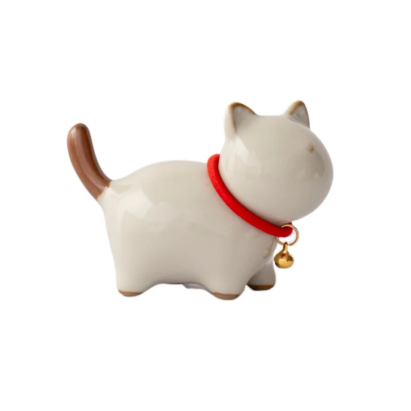 

Household tea pet, creative ornament, kitten ornament